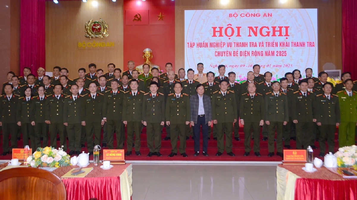 Hội nghị tập huấn nghiệp vụ Thanh tra Công an Nhân dân