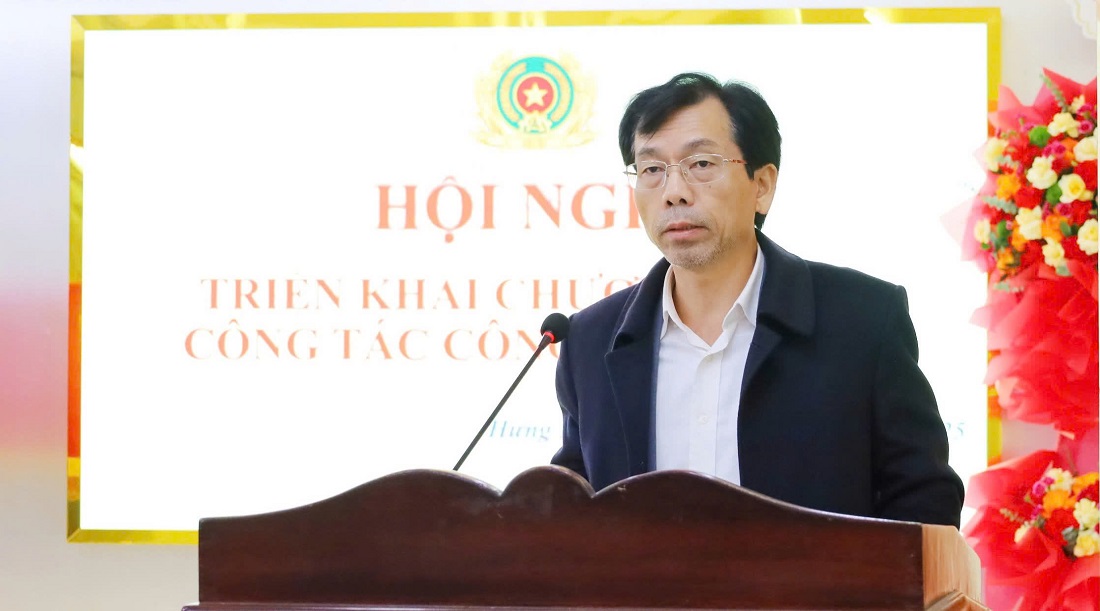 Đồng chí Nguyễn Trường Thi - Phó Bí thư Thường trực Huyện ủy, Chủ tịch HĐND huyện nhấn mạnh: Những kết quả, thành tích Công an huyện Hưng Nguyên đạt được góp phần quan trọng giữ vững ổn định an ninh quốc gia, trật tự an toàn xã hội; phục vụ đắc lực sự phát triển kinh tế - xã hội của địa phương