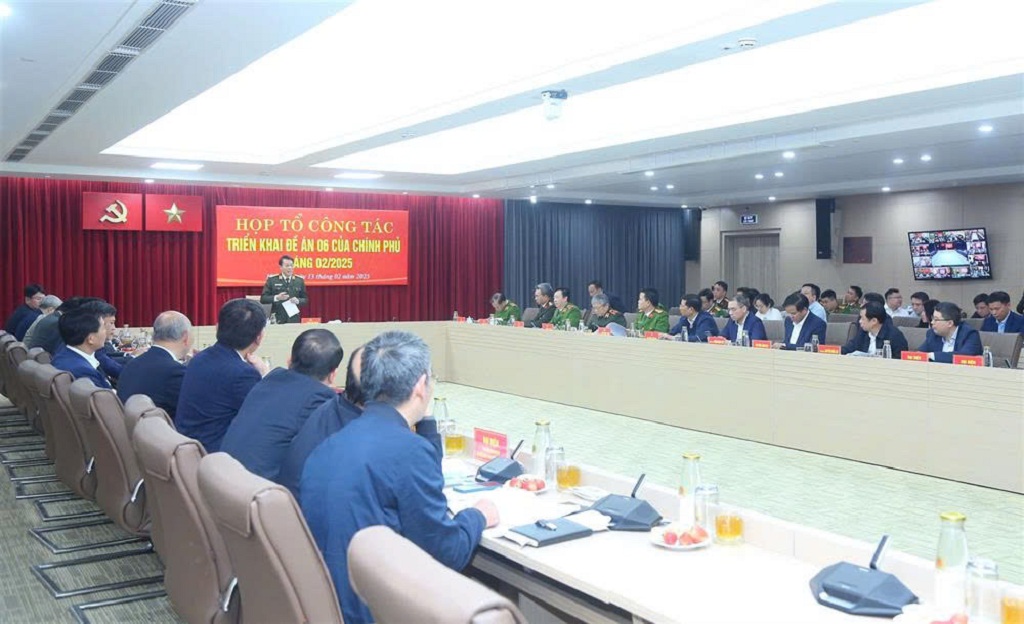 Toàn cảnh Cuộc họp tại Hội trường Bộ Công an 