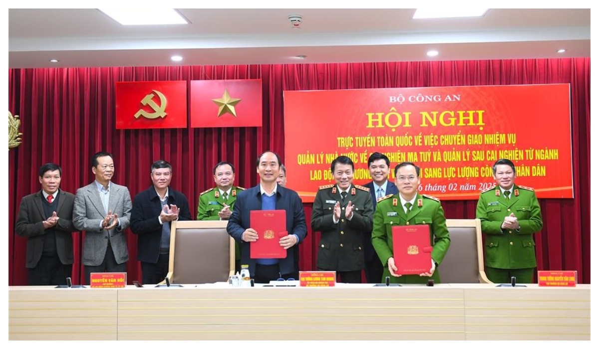 Bộ Công an tiếp nhận quản lý nhà nước về cai nghiện ma túy và quản lý sau cai nghiện ma tuý từ ngày 01/3/2025