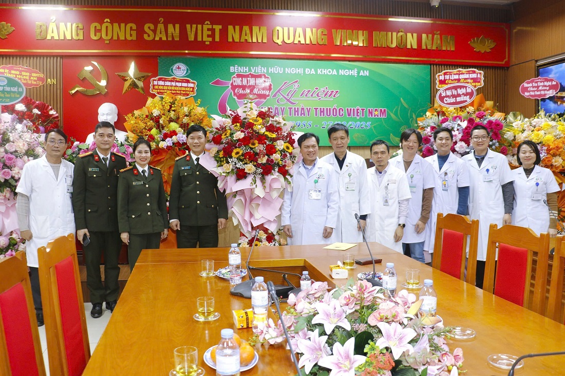 Chúc mừng bệnh viện Hữu nghị đa khoa Nghệ An