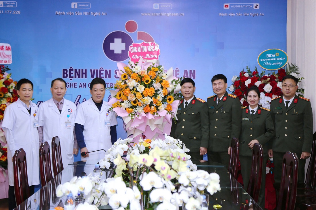 Chúc mừng bệnh viện Sản Nhi Nghệ An