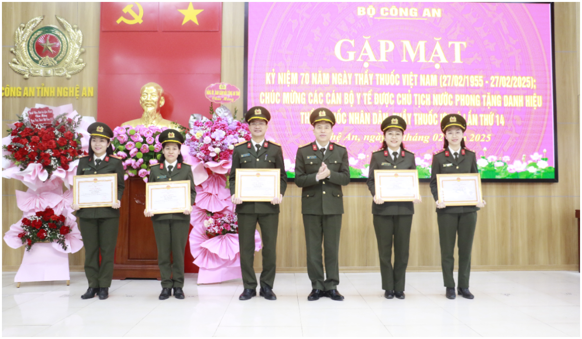 Xây dựng đội ngũ cán bộ y tế trong Công an nhân dân 