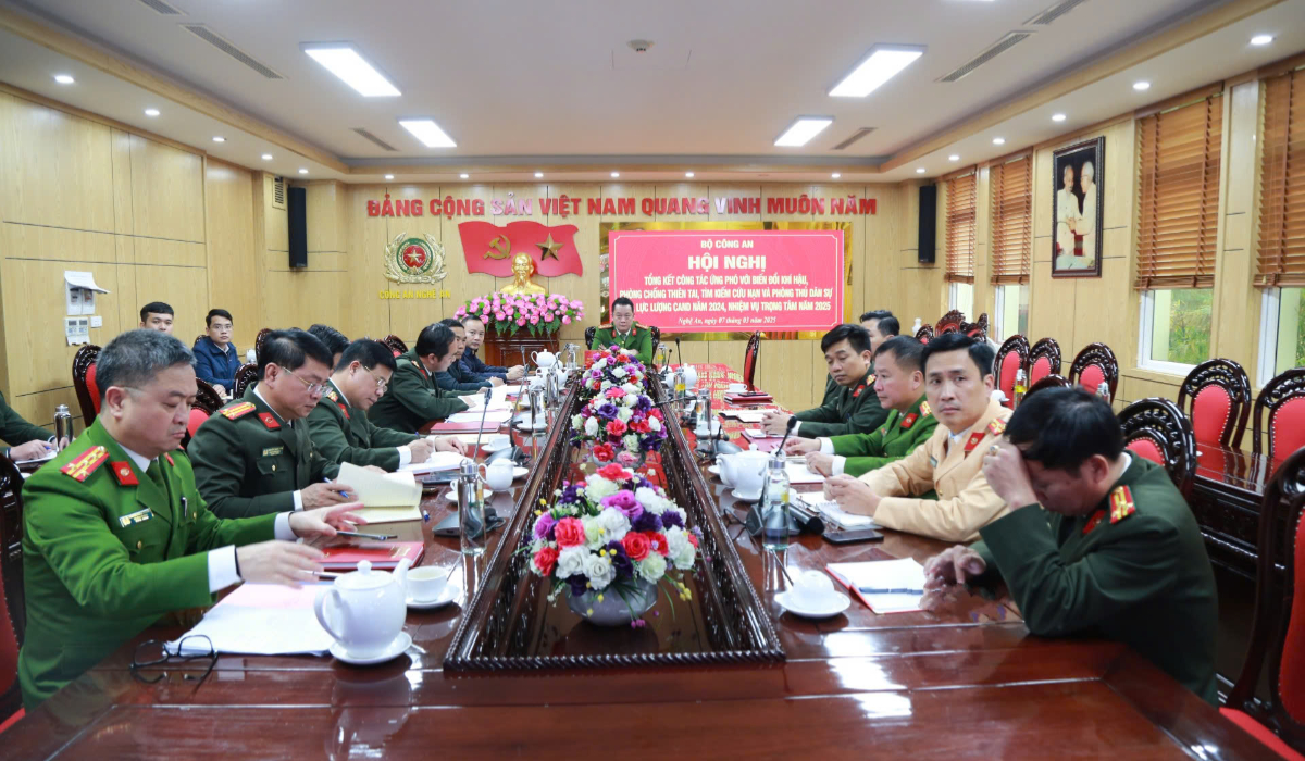 Bộ Công an tổng kết công tác ứng phó với biến đổi khí hậu, phòng chống thiên tai, tìm kiếm cứu nạn