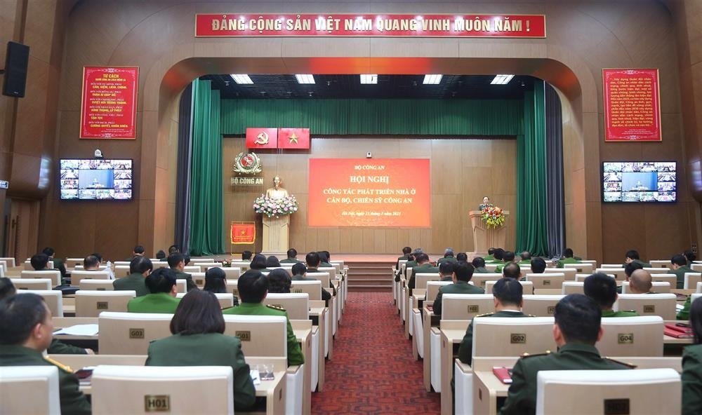 Toàn cảnh Hội nghị tại hội trường Bộ Công an