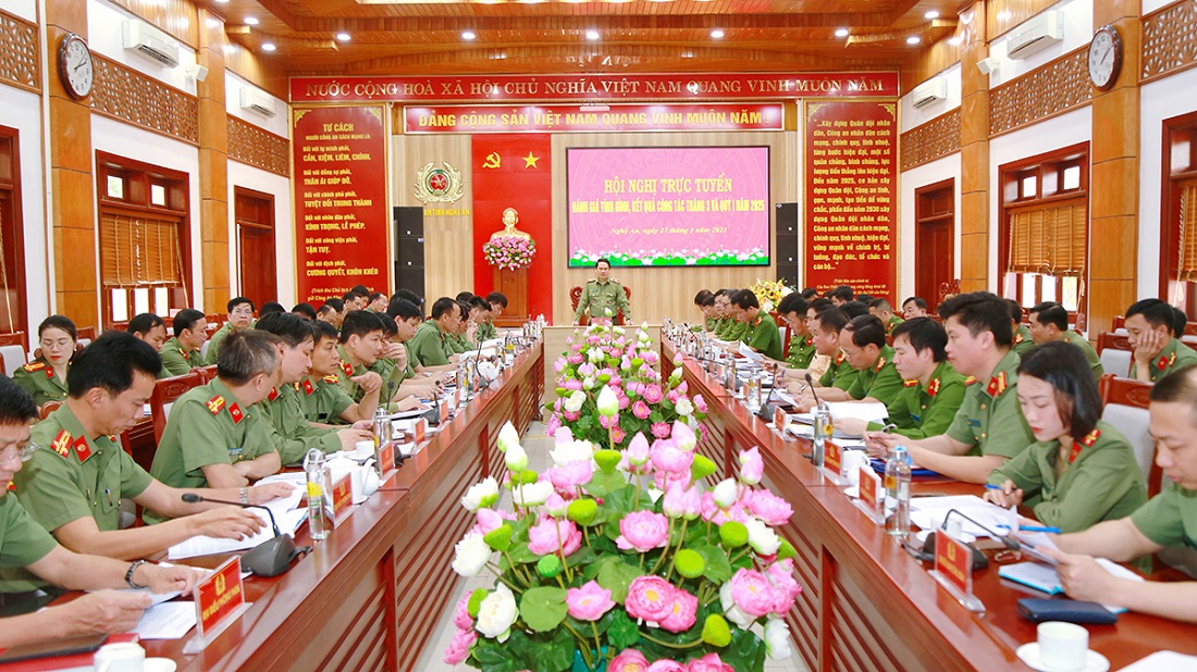 Giao ban đánh giá tình hình, kết quả công tác tháng 3 và quý I năm 2025