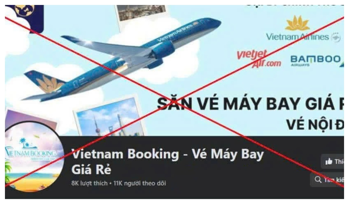 Cảnh báo lừa đảo mua vé máy bay giá rẻ dịp lễ 30/4 – 01/5