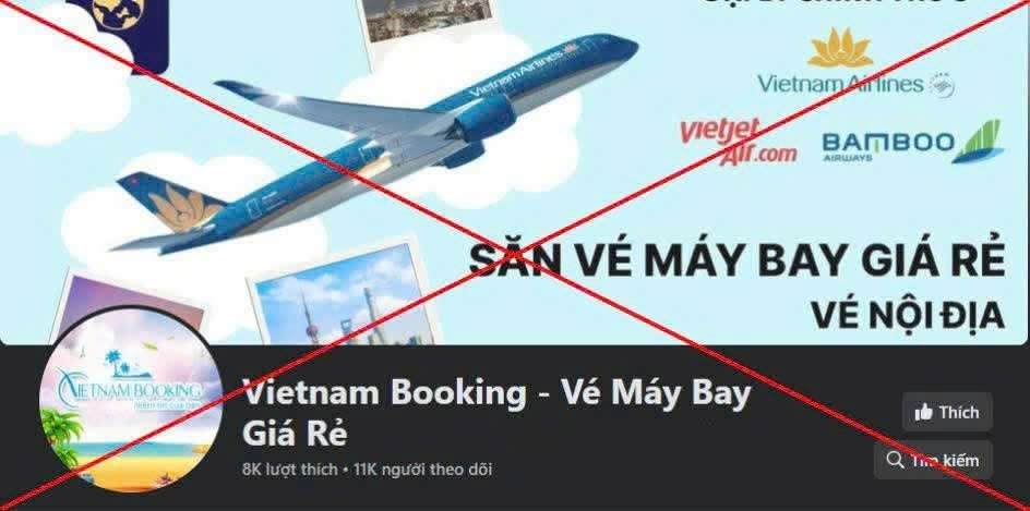 Một trang Fanpage lừa đảo