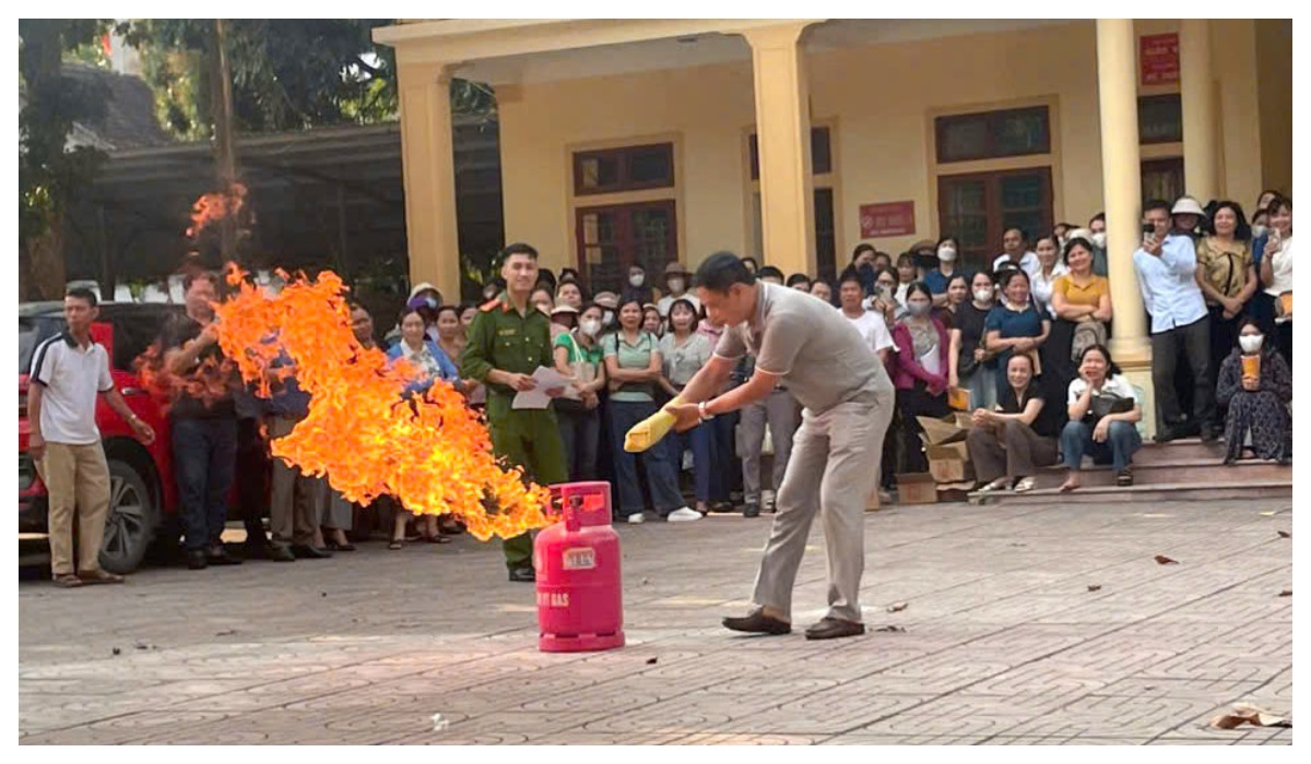 Tăng cường tuyên truyền kỹ năng phòng cháy, chữa cháy mùa nắng nóng