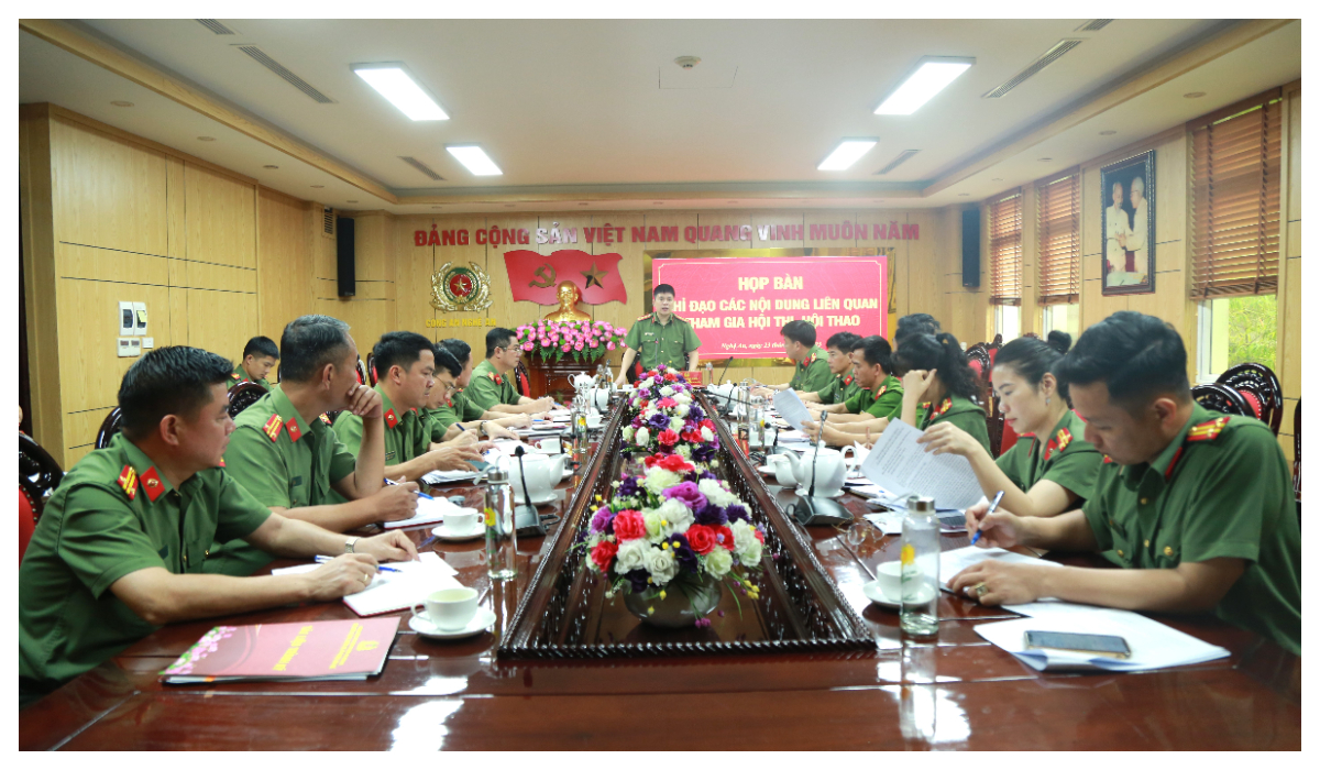 Sẵn sàng các điều kiện tham gia vòng chung kết Hội thi, Hội thao do Bộ Công an tổ chức