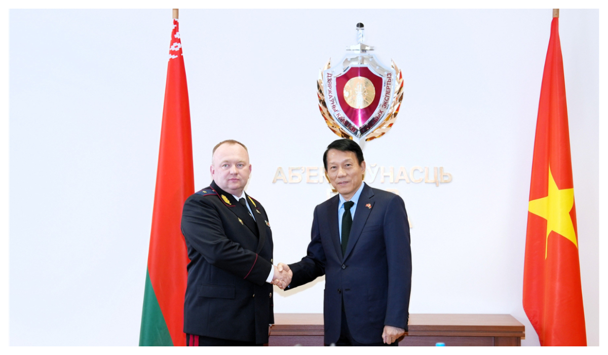 Tăng cường hợp tác trong lĩnh vực khoa học hình sự giữa Việt Nam và Belarus