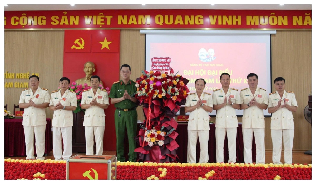 Đảng bộ Trại Tạm giam Đại hội đại biểu lần thứ X nhiệm kỳ 2025 - 2030