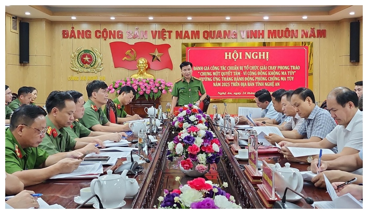 Hội nghị triển khai công tác chuẩn bị giải chạy 'Chung một quyết tâm - Vì một cộng đồng không ma túy'