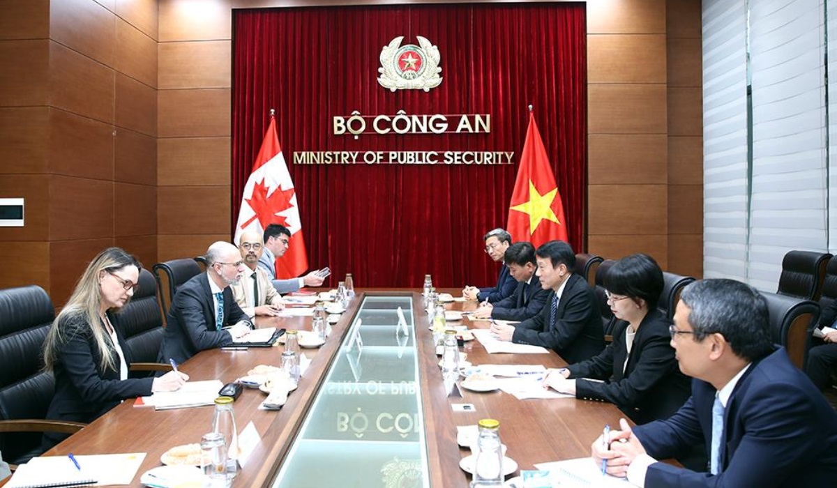 Tăng cường quan hệ hợp tác giữa Bộ Công an Việt Nam và các cơ quan thực thi pháp luật Canada