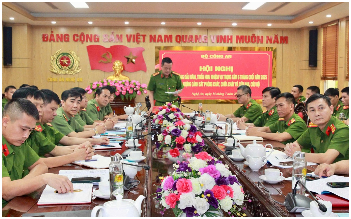Sơ kết công tác phòng cháy, chữa cháy và cứu nạn, cứu hộ 6 tháng đầu năm 2025