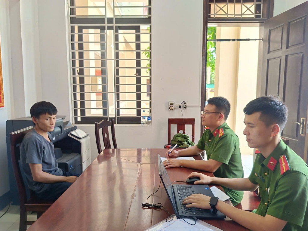 Công an xã Nậm Cắn bắt giữ đối tượng tàng trữ trái phép chất ma túy