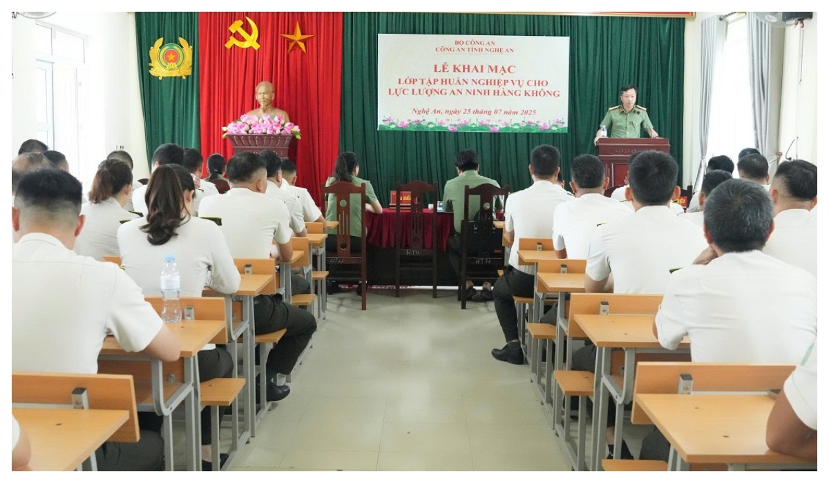 Khai mạc lớp tập huấn nghiệp vụ cho lực lượng An ninh hàng không