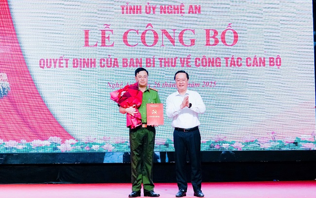 Công bố quyết định của Ban Bí thư Trung ương Đảng về công tác cán bộ
