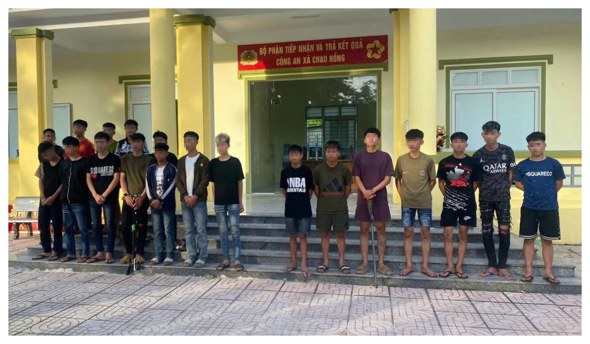 Tóm gọn nhóm thanh niên gây rối để giải quyết mâu thuẫn