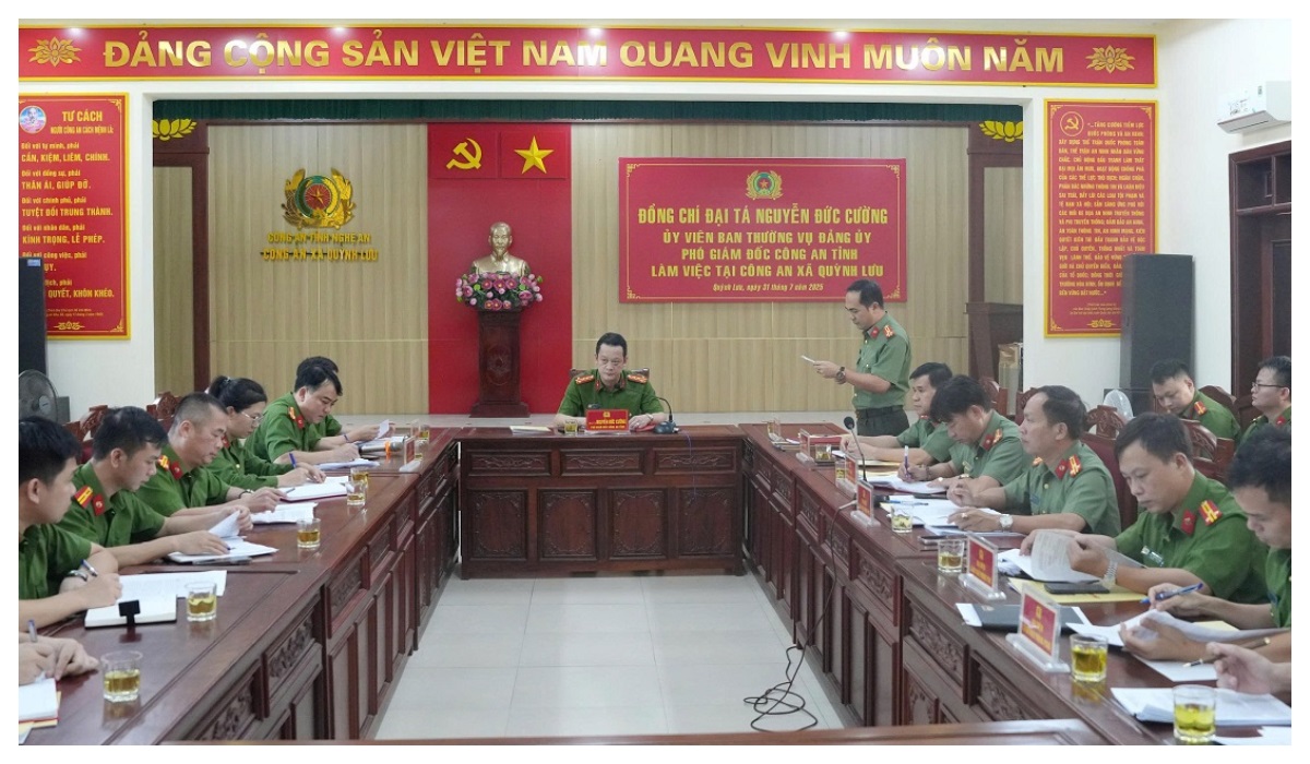 Nắm chắc tình hình, bám sát địa bàn, tăng cường các mặt công tác bảo đảm ANTT