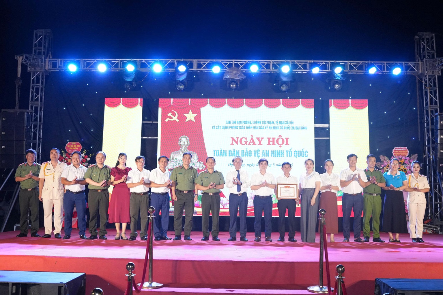 Sôi nổi Ngày hội toàn dân bảo vệ an ninh Tổ quốc tại xã Đại Đồng