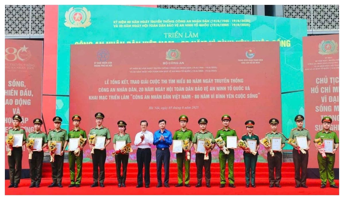 Công an Nghệ An đạt giải cao tại Cuộc thi tìm hiểu 80 năm Ngày Truyền thống lực lượng Công an nhân dân