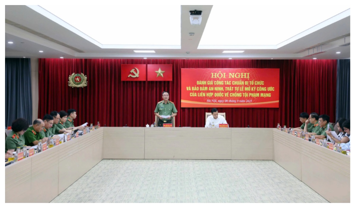 Đảm bảo tổ chức thành công Lễ mở ký Công ước của Liên hợp quốc về chống tội phạm mạng tại Hà Nội