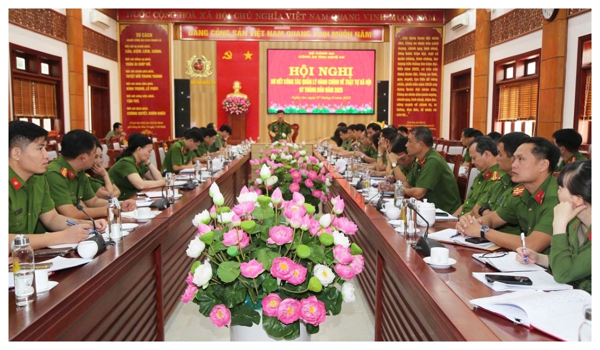 Sơ kết công tác quản lý hành chính về trật tự xã hội 07 tháng đầu năm 2025