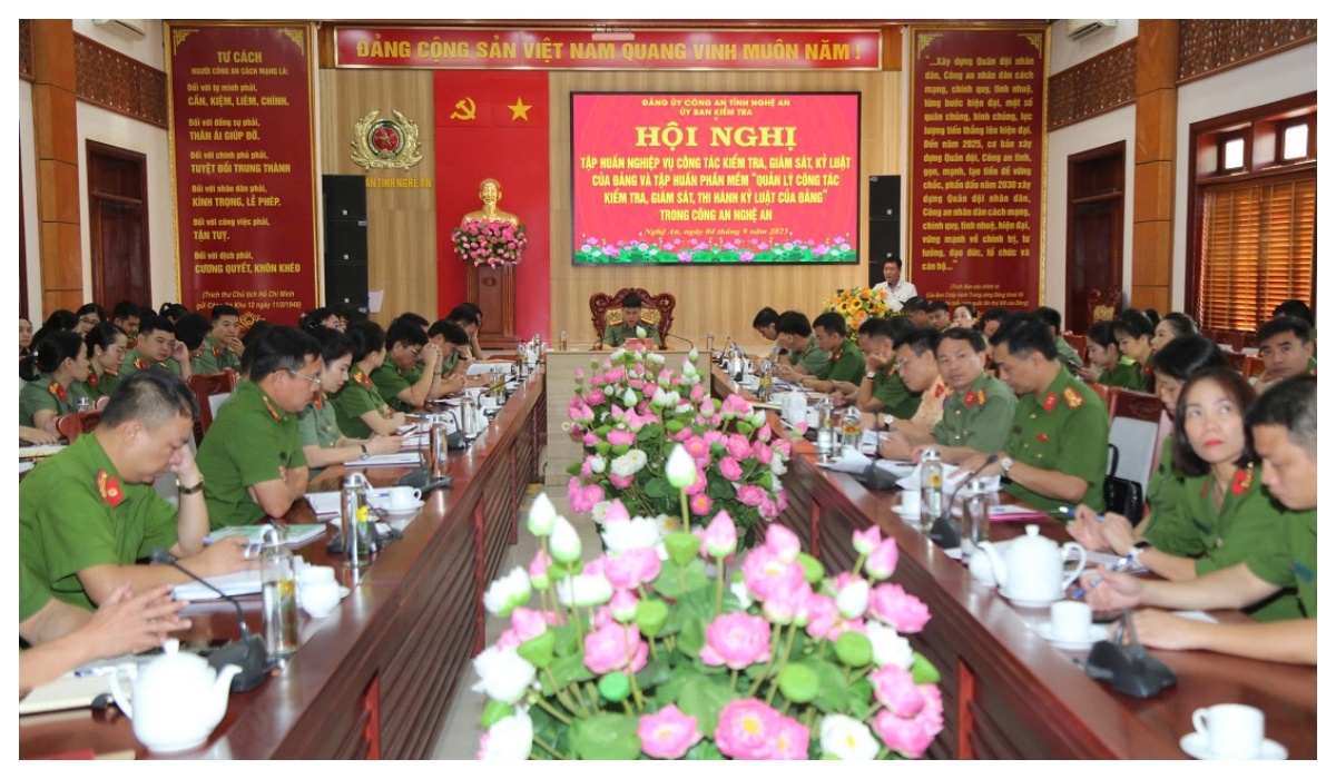 Tập huấn công tác kiểm tra, giám sát, kỷ luật của Đảng và phần mềm 