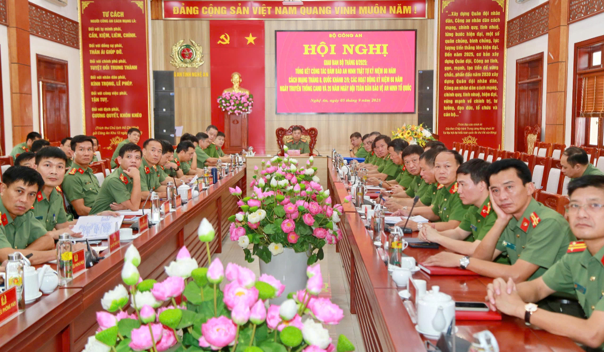 Bảo vệ tuyệt đối an ninh, an toàn chuỗi sự kiện của đất nước và của ngành Công an