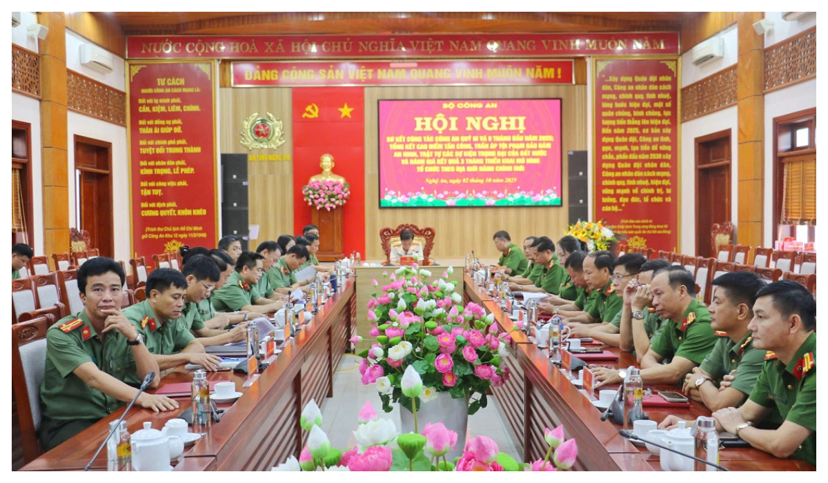Lực lượng Công an tăng tốc hoàn thành mục tiêu, nhiệm vụ công tác năm 2025