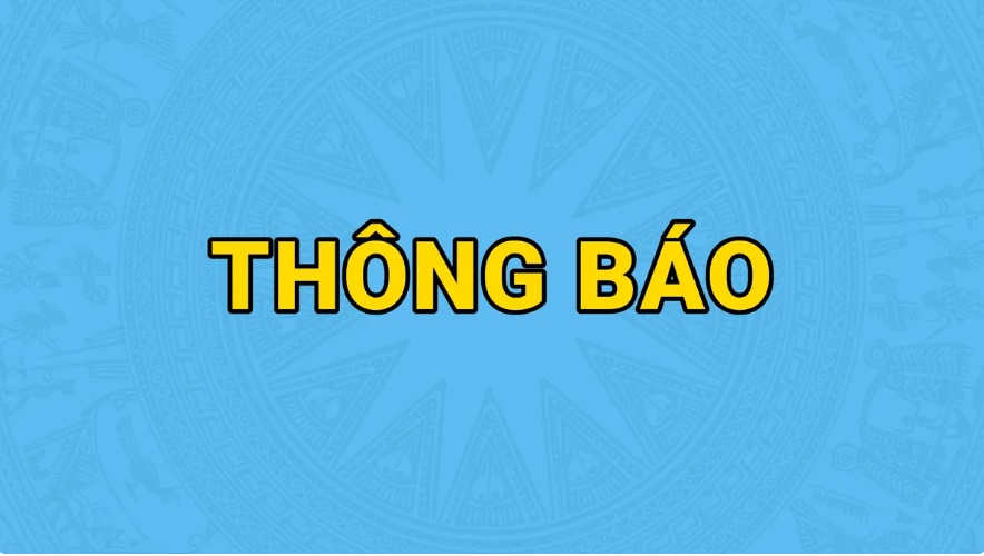 Thông báo về việc lựa chọn tổ chức hành nghề đấu giá tài sản