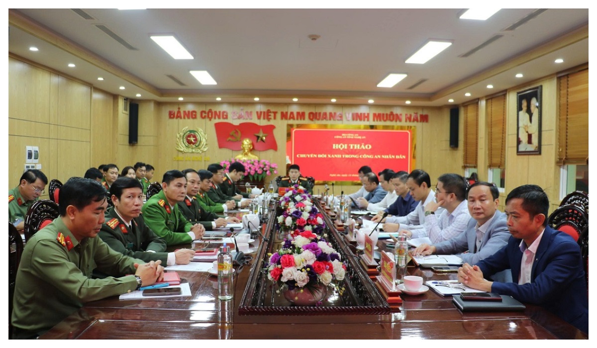 Lực lượng Công an nhân dân tiên phong trong thực hiện chuyển đổi xanh, góp phần xây dựng đất nước phát triển bền vững