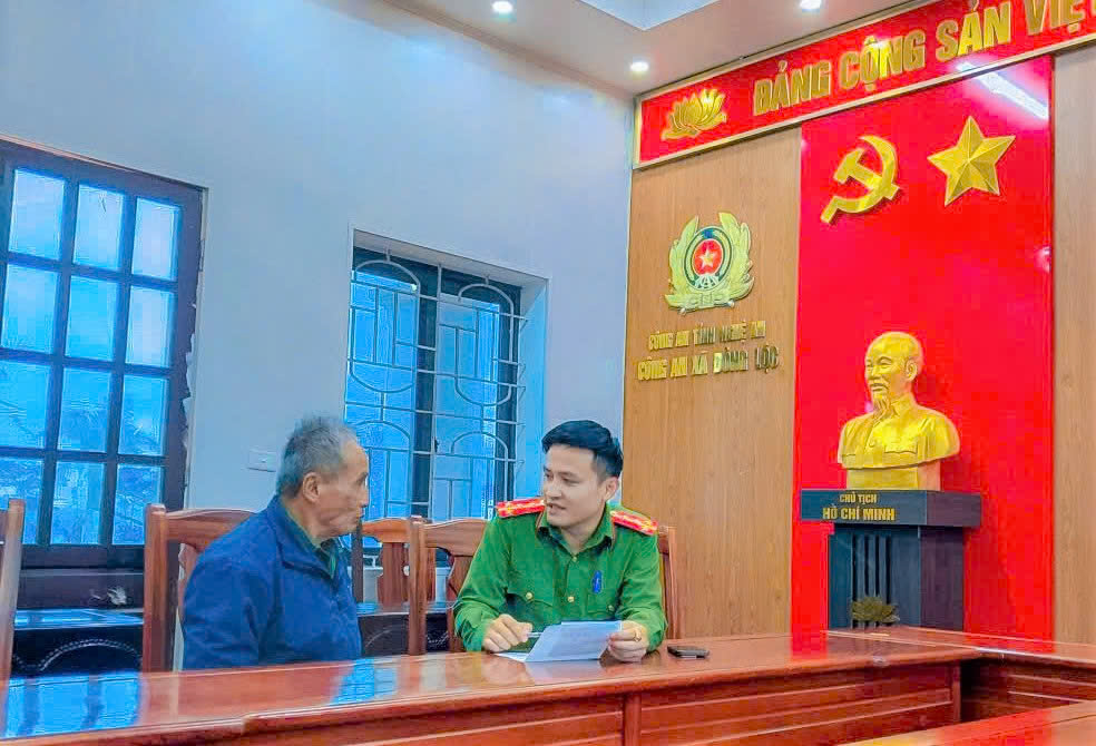 Được sự giải thích, hỗ trợ kịp thời của Công an xã Đông Lộc, ông Q. đã bảo toàn được số tiền lớn