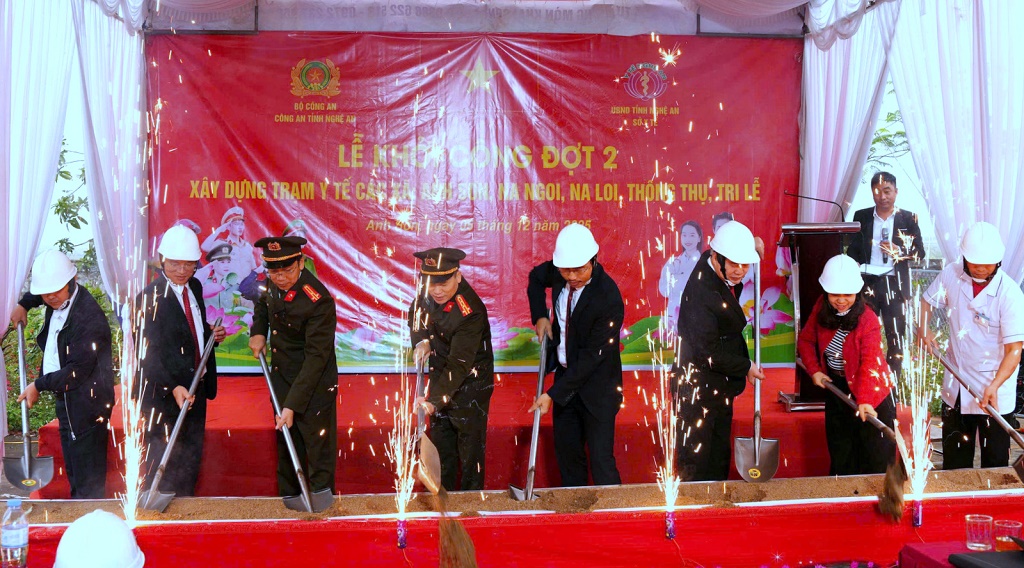 Khởi công đợt 2 xây dựng Trạm Y tế các xã miền Tây Nghệ An