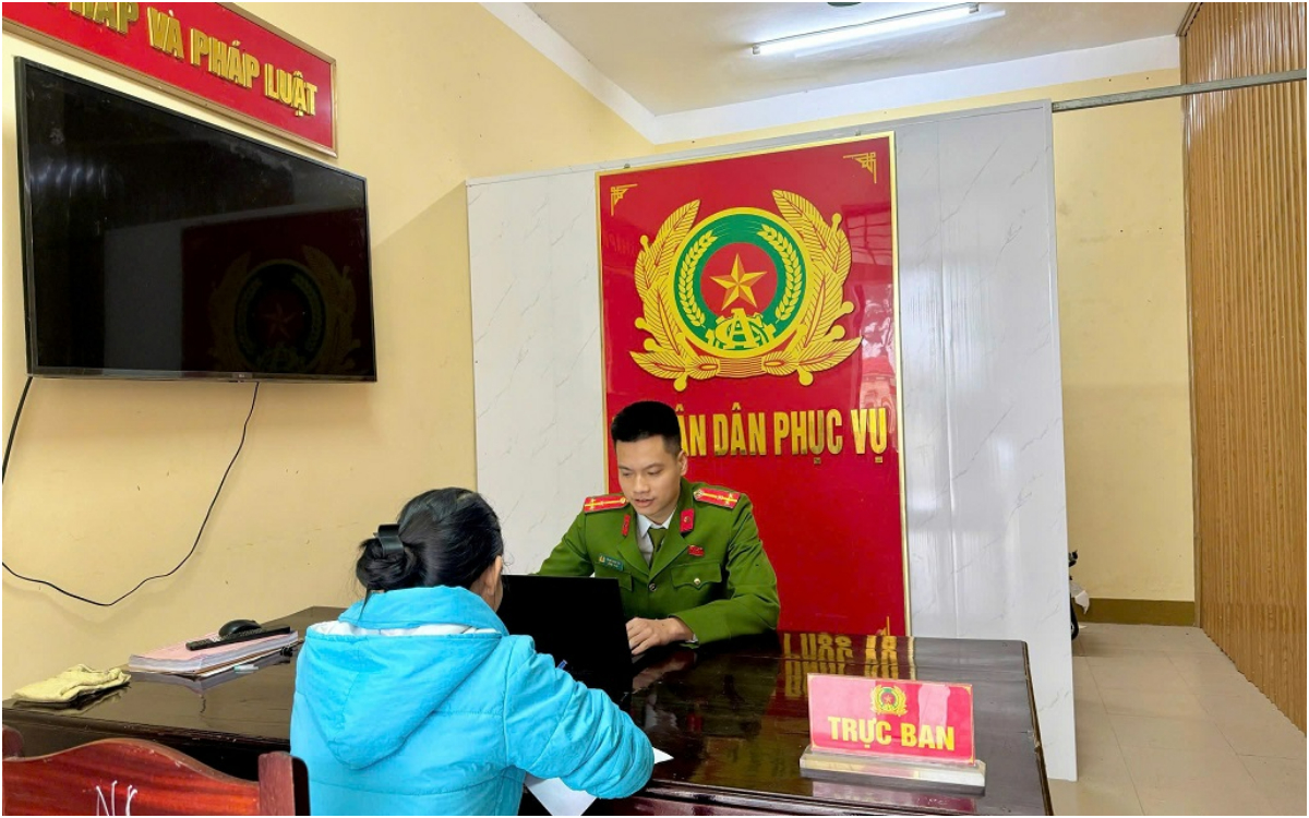 Công an xã Thiên Nhẫn xử phạt hành chính trường hợp quảng cáo để kinh doanh động vật rừng trái quy định