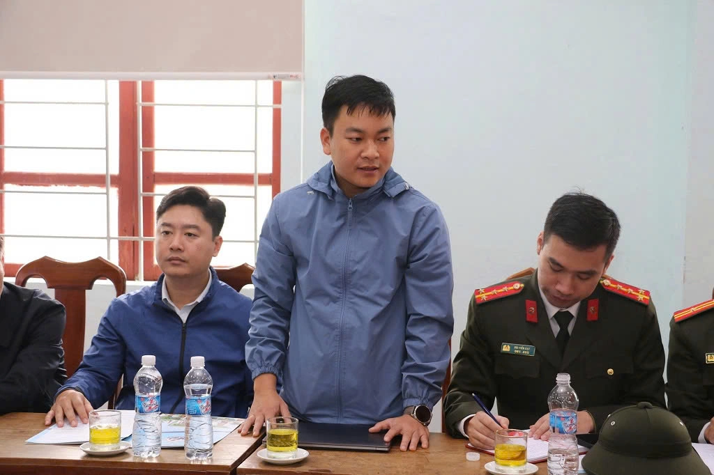 Đại diện nhà thầu phát biểu