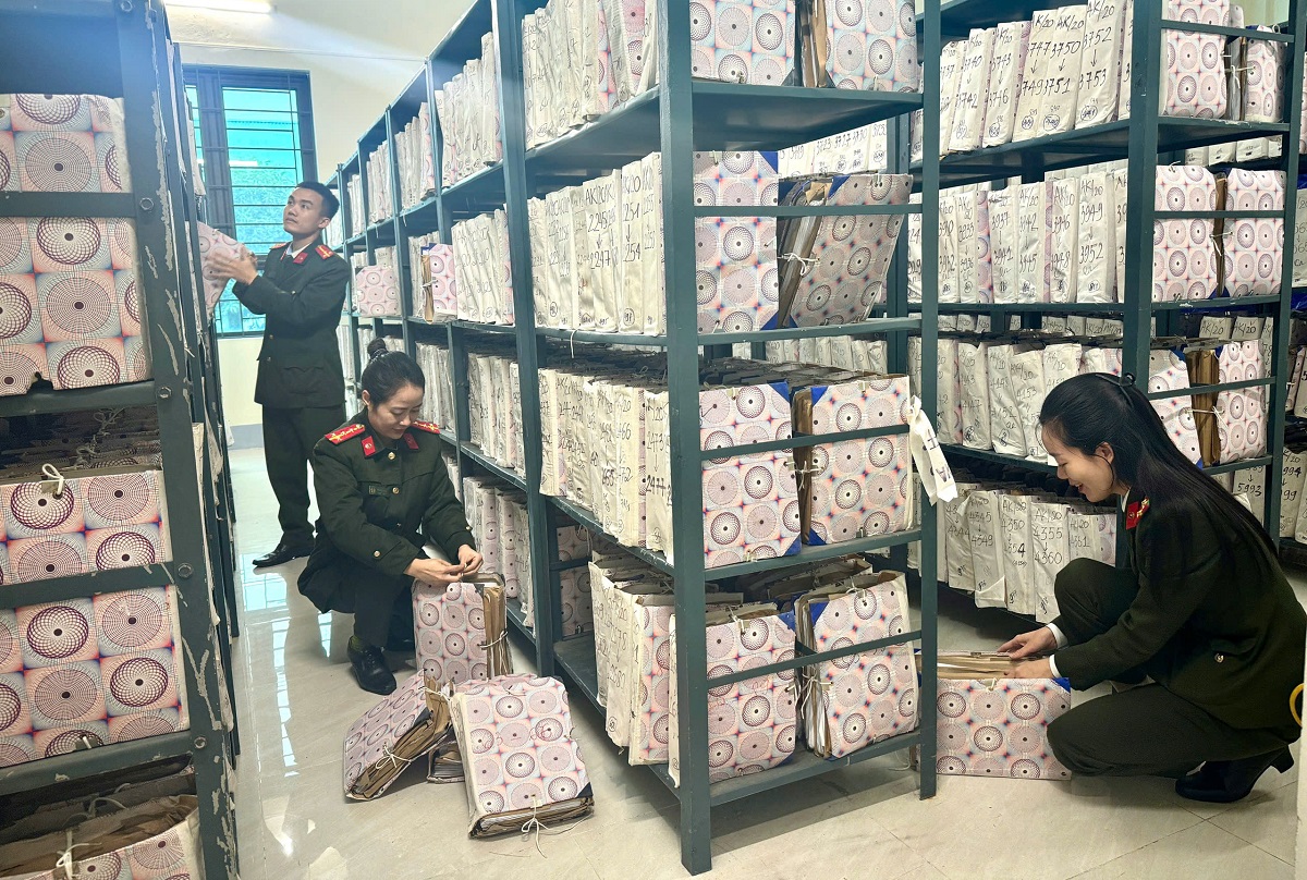 Bảo đảm tuyệt đối an toàn về hồ sơ, tài liệu đáp ứng yêu cầu nhiệm vụ trong tình hình mới