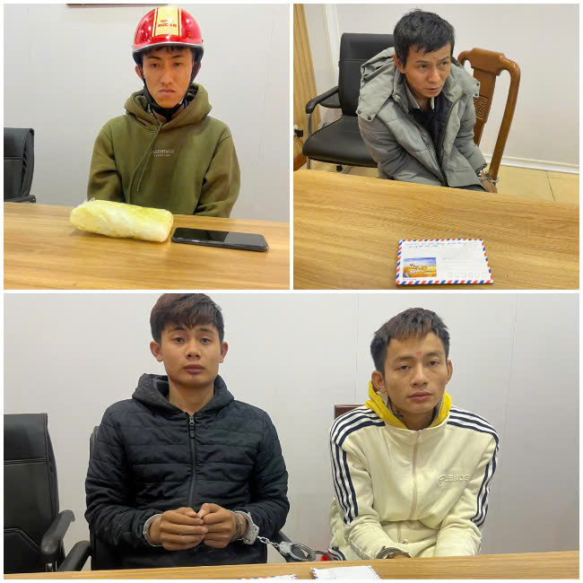 Một số đối tượng mua bán, tàng trữ trái phép chất ma túy bị Công an xã Hưng Nguyễn bắt giữ