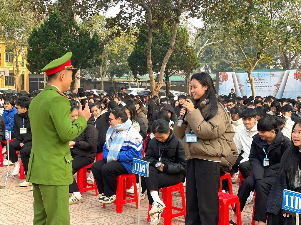 Tuyên truyền pháp luật về PCCC và phòng, chống pháo nổ cho học sinh trước và sau Tết Bính Ngọ 2026