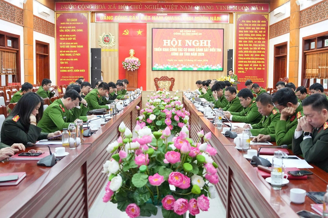 Triển khai công tác Cơ quan Cảnh sát điều tra Công an tỉnh năm 2026