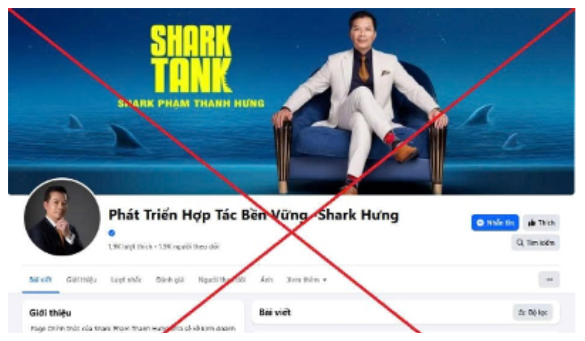 Cảnh báo lừa đảo giả mạo doanh nhân nổi tiếng để lôi kéo đầu tư