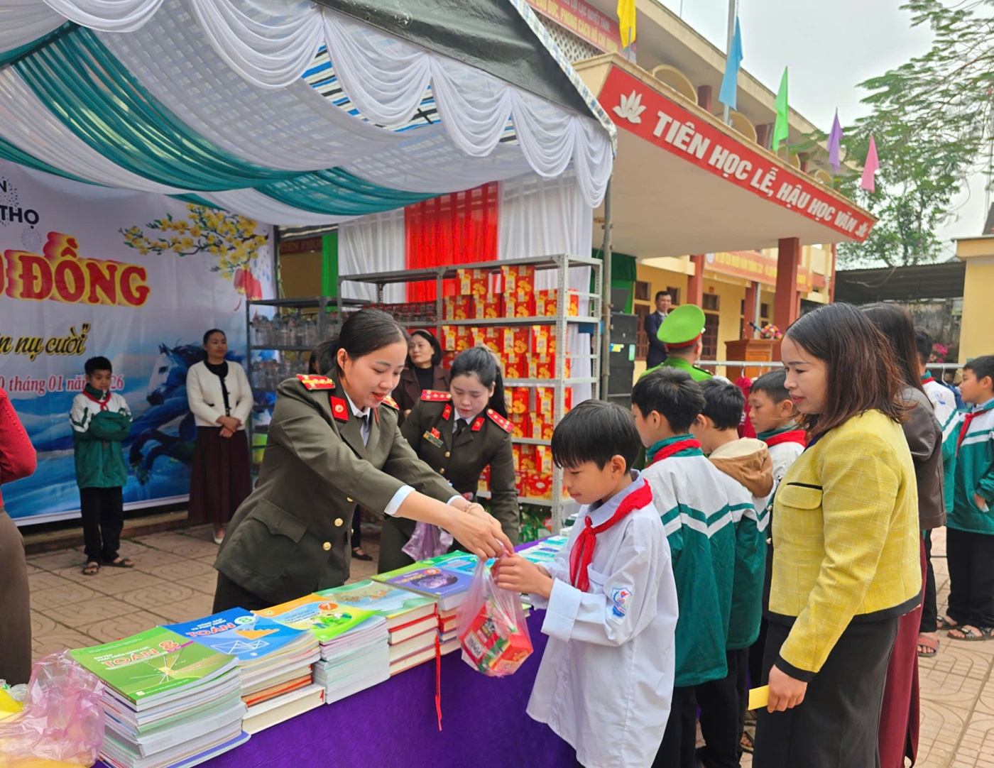 Công an xã Nghĩa Thọ triển khai