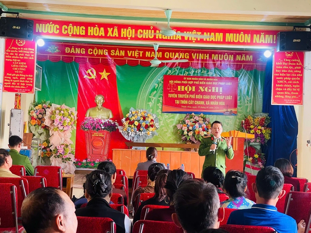 Toàn cảnh buổi tuyên truyền 