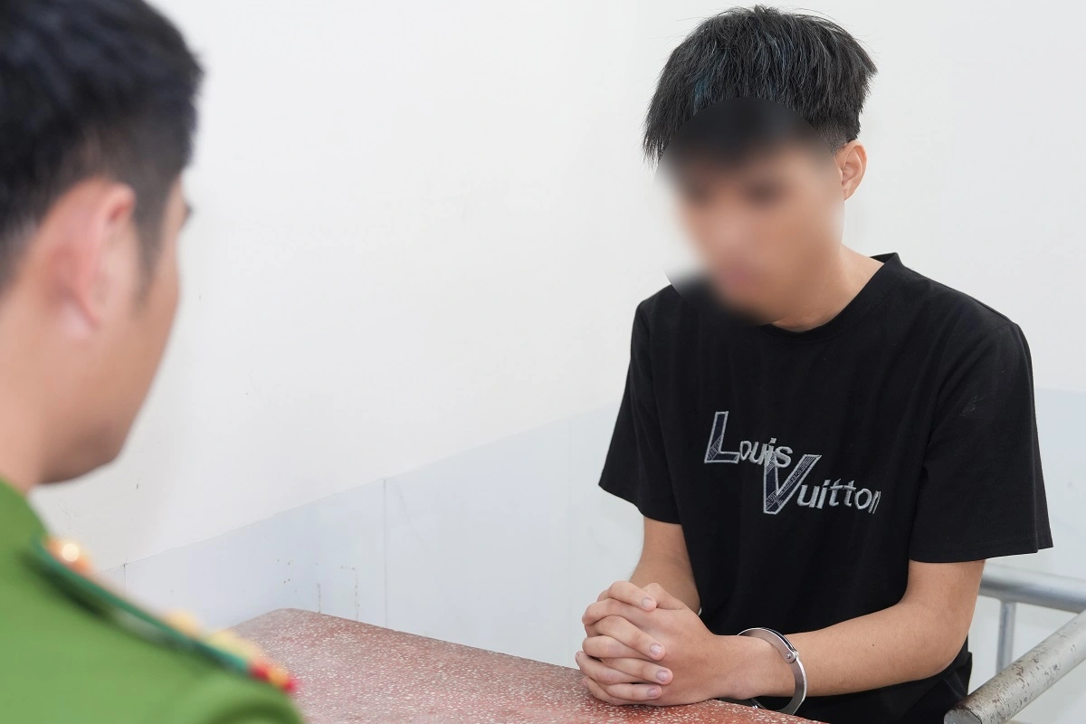 Đối tượng N.M.Q, người thường xuyên đăng tải các video lạng lách, đánh võng của nhóm lên mạng xã hội