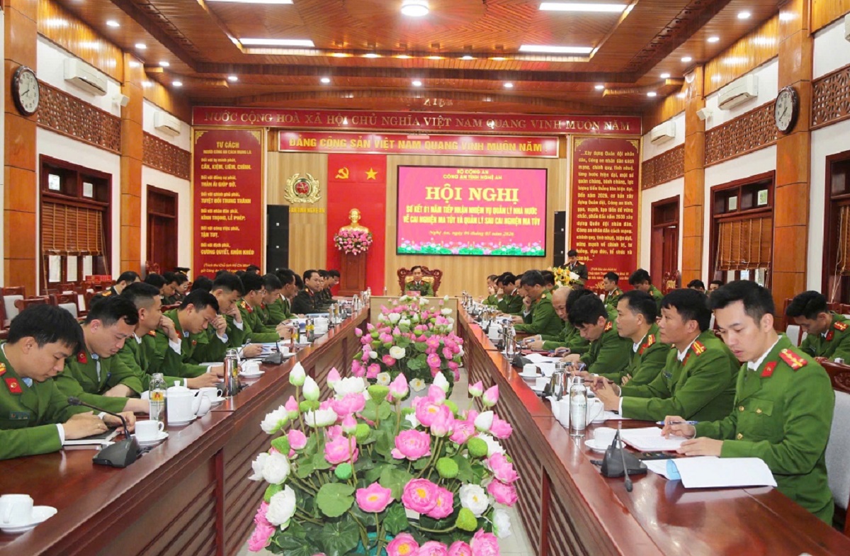 Sơ kết 01 năm tiếp nhận nhiệm vụ quản lý nhà nước về cai nghiện ma túy và quản lý sau cai nghiện ma túy