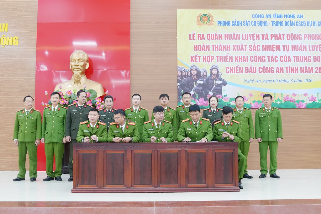 Lễ ra quân huấn luyện và phát động phong trào thi đua hoàn thành xuất sắc nhiệm vụ huấn luyện năm 2026
