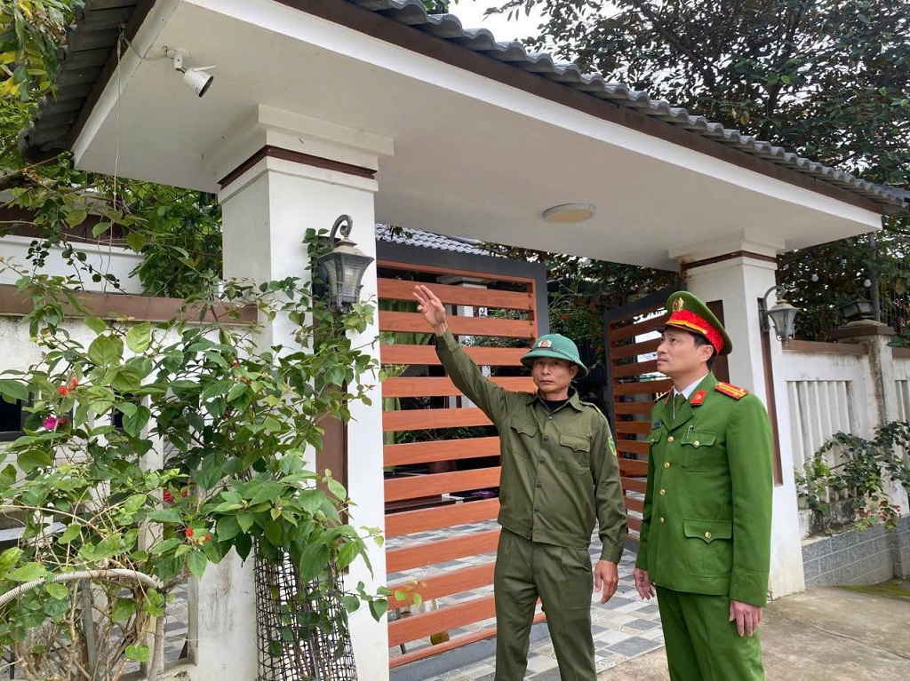 Công an xã Kim Bảng bảo đảm an ninh trật tự phục vụ bầu cử