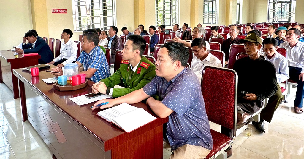 Tổ chức Hội nghị Công an lắng nghe ý kiến Nhân dân
