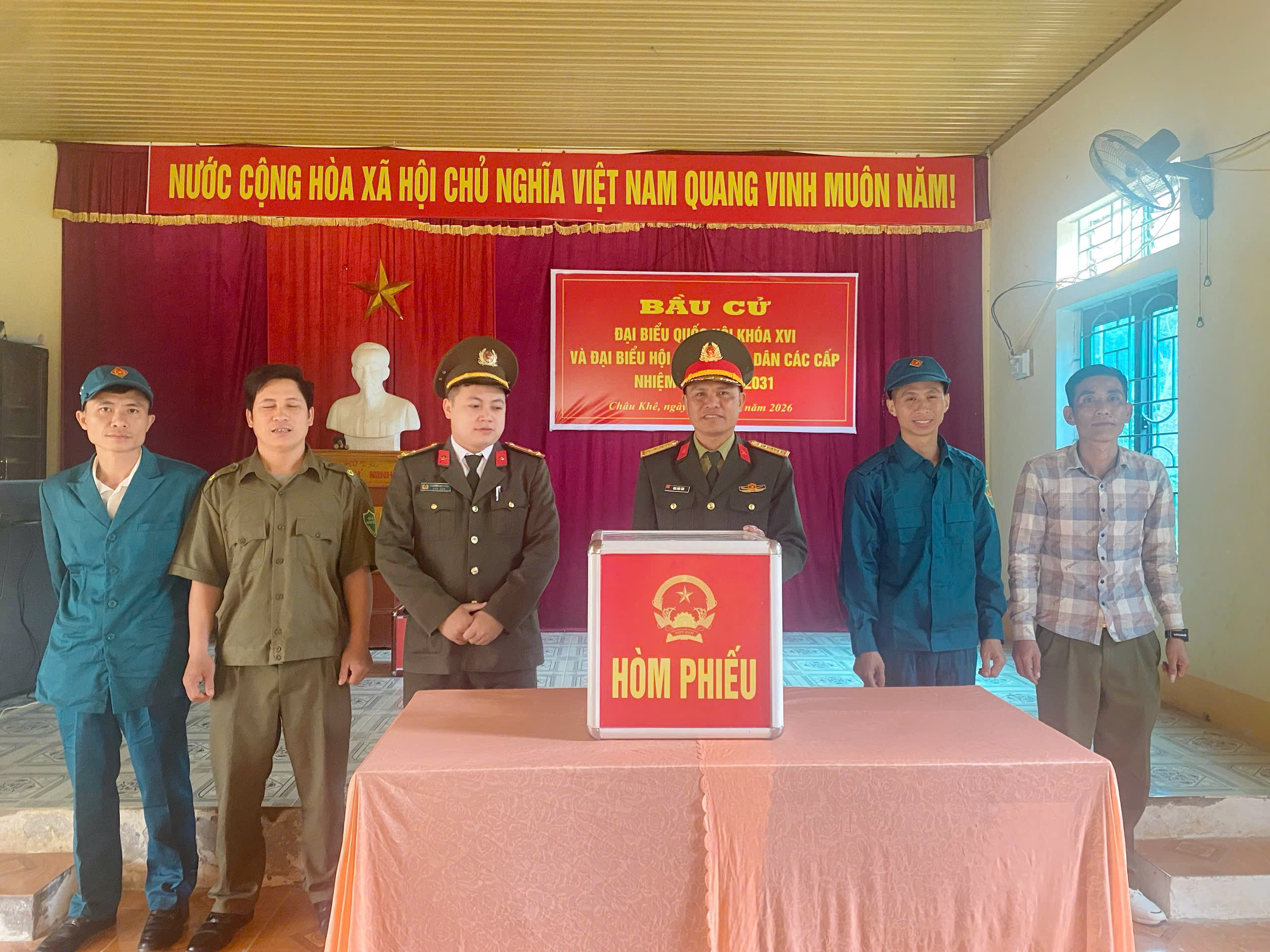 Bảo đảm an ninh trật tự hoạt động bầu cử sớm